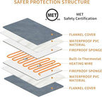 Pet Heating Pad for Cats and Small Dogs,Heated Cat Bed,Auto Temperature Control Waterproof Indoor Electric Pet Heating Pads for Cats with Chew Resistant Cord,20 * 16inch