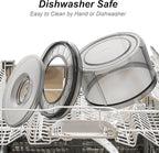 1Gallon No Spill Dog Water Bowl-3.8L Large Capacity, BPA-Free, Anti-Splash & Anti-Digging Design with Non-Slip Base for Messy Drinkers