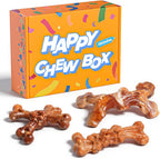Dog Toys for Aggressive Chewers: Gift Box with 3 Pack Dog Chew Toys, Indestructible Dog Toy for Large Dogs Birthday, Tough Dog Toys to Keep Them Busy, Chew Toys for Dogs, Bacon Flavor 2595-2
