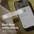 PETLIBRO Automatic Cat Feeder with Camera, Auto Pet Food Dispenser Slow Feeder Dog Bowl 1080P HD Video with Night Vision 5G WiFi Pet Feeder with 2-Way Audio, Stainless Steel Slow Food Tray