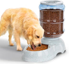 Kenond 3 Gallon Gravity Feeder, Automatic Dog Feeder, Dog Food Dispenser for Large Breed