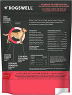 DOGSWELL Hip & Joint Dog Treats 100% Meaty, Grain Free, Glucosamine Chondroitin & Omega 3, Duck Soft Strips 10 oz