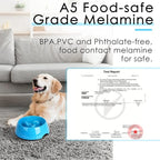 SUPERDESIGN Slow Feeder Dog Bowl Cat Bowl 1/2 Cup Slow Feeding Dog Bowl for Small Medium Breed Anti Gulping Healthy Eating Interactive Bloat Stop Alternative Non Slip Puzzle Dog Food Bowl, Blue