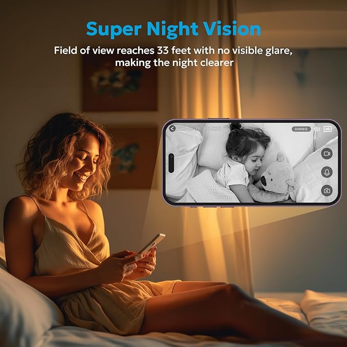 owltron Indoor Security Camera 4MP, 2 Pack 2.4GHz&5G WiFi 2K Home Cameras for Baby/Elder/Dog/Pet/Nanny Monitor Cam with Phone app, 24/7 Cloud&SD Card Storage, 2-Way Audio, Compatible with Alexa