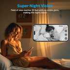 owltron Indoor Security Camera 4MP, 2 Pack 2.4GHz&5G Dual Band WiFi Home Cameras for Baby Monitor Elderly/Dog/Pet/Nanny Cam with Phone app, 24/7 Cloud&SD Card Storage, 2-Way Audio, Works with Alexa