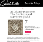 PUPIBOO Washable Pee Pads for Dogs and Cats - Super Absorbent Reusable Puppy Training Pads - 100% Waterproof, Leak-Proof & Non-Slip Whelping Pads for Pet Housebreaking