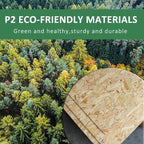 Cat Litter Box Enclosure for 2 Cats,cat Litter Box Enclosure Furniture with Double Room,Stackable,Indoor，Large cat Cabinet,pet House Side Coffee Table,White and Black (Black)