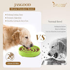 JASGOOD Slow Feeder Dogs Bowl for Large Medium Dogs,Anti-Gulping Pet Slower Food Feeding Bowls Stop Bloat,Preventing Choking Healthy Design Dogs Bowl