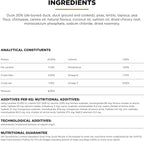 Go! Solutions Sensitivities Limited Ingredients, Grain-Free Dry Dog Food, Duck Recipe for Sensitive Stomach, 22 lb Bag