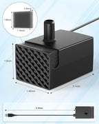 Dog Water Fountain Pump Replacement for D2341, D2419, D2223, D2322 Models, Pet Water Fountain Replacement Pump for PETNF Stainless Steel Large Dog Fountain for Large Dogs, Long Lifespan, Ultra Quiet