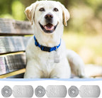 100Pcs Military Dog Tags, Rectangle Blank Metal Stamping Tags Set Including 50Pcs Aluminum Blank Dog Tags 50Pcs Ball Steel Chains Personalized Pets Tags for DIY Decorative Craft (Sliver)