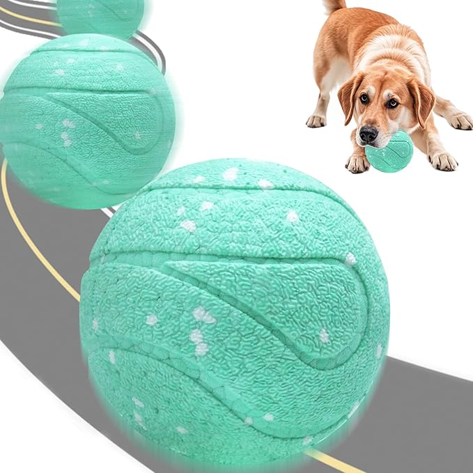 Magicorange Interactive Dog Toys,Automatic Rolling Dog Ball Toys,Dogs Rolling Effect Tennis Balls Herding Balls for Dogs (Lake Blue)