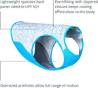Ruffwear, Swamp Cooler Zip Dog Vest, Evaporative Cooling for Hot Weather, Biolumin Blue, Small