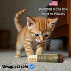 Nestpark Cat Doobie Catnip Cat Toy - Crinkle Kitten Kicker with Extra Strong Catnip - Funny Interactive Cat Toy Indoor Cat Gifts