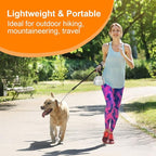 Dog Water Bottle Portable,Collapsible Food Grade Silicone,Travel Dog Water Bottle for Outdoor Walking, Hiking, Camping,Water Dispenser with Folding Bowl,Gray