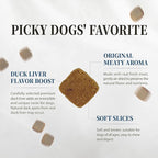 Herz Air-Dried Dog Food Beef & Duck Liver Recipe 1 lb, All-Natural, High-Protein, Grain-Free, Limited Ingredients, Complete & Balanced, Premium Canine Cuisine