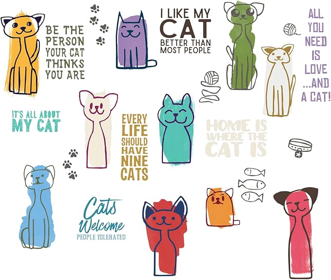 Tervis Venture Lite Cat Sayings Made in USA Double Walled Insulated Tumbler Travel Cup Keeps Drinks Cold & Hot, 24oz Water Bottle, Classic