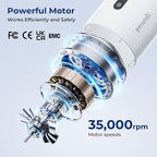 Pecute Dog Grooming Vacuum, 4-in-1 Pet Grooming Kit with Clipper, Brush, 12000Pa Dog Vacuum for Shedding with 1.5L Dust Cup, Storage Pocket, Low Noise Pet Vacuum for Dog & Cat, Home Grooming