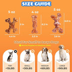 Dog Toys for Aggressive Chewers: Gift Box with 3 Pack Dog Chew Toys, Indestructible Dog Toy for Large Dogs Birthday, Tough Dog Toys to Keep Them Busy, Chew Toys for Dogs, Bacon Flavor 2595-2