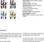 pidan Cat Harness and Leash Set, XL Size for Large Cats, Escape Proof - Adjustable Kitten Harness for Large Small Cats, Lightweight Soft Walking Travel Petsafe Harness (Multicolor-XL Size)