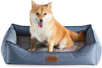 Orthopedic Dog Beds for Medium Large Dogs, Durable Egg Crate Foam Sofa Dog Bed wit Washable Removable Cover,Waterproof Lining and Nonskid Bottom,Pet Bed for Small Dogs