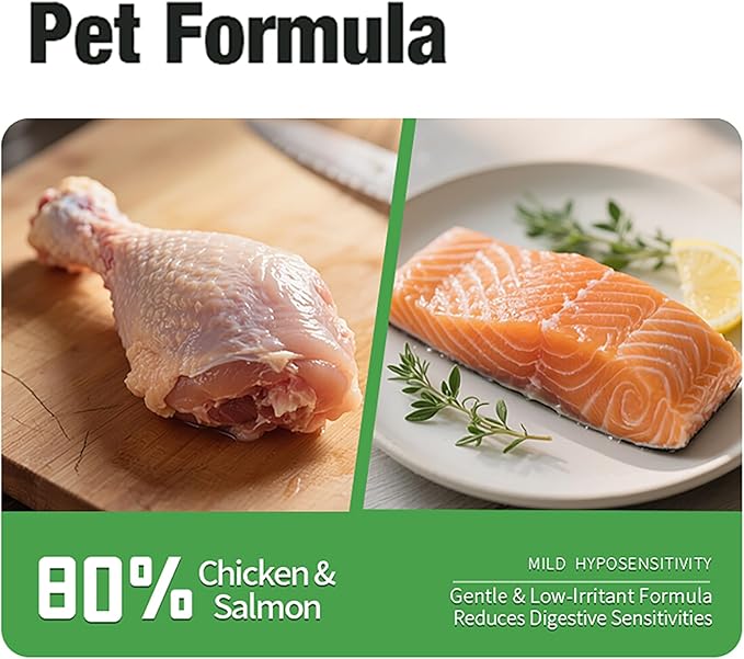 Freeze Dried Chicken for Cats and Dog, 4.23oz Healthy Training Pet Snacks, Freeze Dried Raw Cat Foods Nuggets Chicken High Protein Raw Cat Food Topper Hairball Remedy Treats