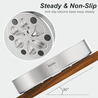 Slow Feeder Dog Bowls Large Breed 3Cups, Food Grade 304 Stainless Steel Dog Bowls with Non-Slip Base, Maze Pet Dish to Slow Down Eating, Metal Slow Feeder Dog Bowl