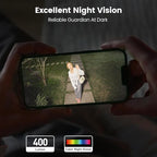 aosu 3K Wired Security Camera Outdoor - Smart 24/7 Recording WiFi Camera for Home Security w/Sound Light Alerts, 360° View, Auto-Tracking, Camara de Seguridad para Casa