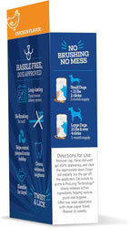 Twist + Lick Dental Gel for Dogs, Cleans Teeth and Freshens Breath for 24 Hours, Chicken Flavor, 2 oz, 30 Day Supply