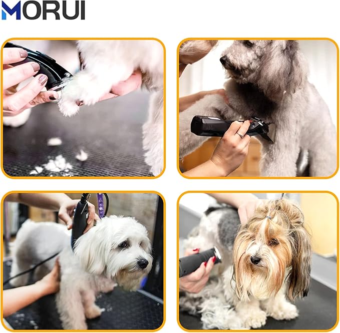 30 Cut Length 1/50"(0.5mm) Detachable Pet Dog Clipper Blades UltraEdge Series Clipper Blades for Dog Grooming Compatible with Most Andis,Oster A5 Wahl KM Series Clippers