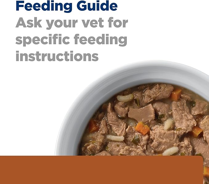 Hill's Prescription Diet k/d Early Support Kidney Care Chicken, Vegetable & Rice Stew Canned Cat Food, Veterinary Diet, 2.9 oz., 24-Pack Wet Food