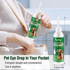 120ml/4.06fl oz Pet Eye Drops for Dogs and Cats,Solution for Redness,Itching and Tear Stains,Fast-Acting,Safe for All Breeds and Sizes