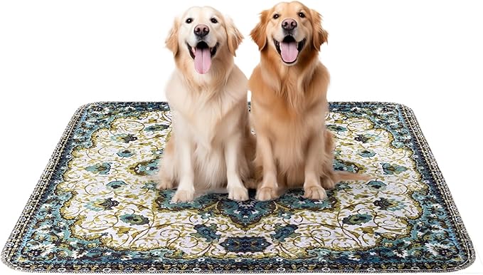 PUPIBOO Washable Pee Pads for Dogs and Cats (Pack of 1) Super Absorbent Reusable Puppy Training Pads - 100% Waterproof, Leak-Proof & Non-Slip Whelping Pads for Pet Housebreaking