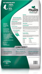 Nulo Freestyle All Breed Dog Food, Premium Allergy Friendly Adult & Puppy Grain-Free Dry Kibble Dog Food, Single Animal Protein with BC30 Probiotic for Healthy Digestive Support, 5.5 Pound (Pack of 1)