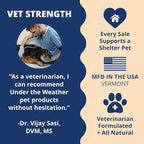 Under the Weather Ready Cal Powder for Dogs, High-Calorie Weight Gainer & Appetite Stimulant, Dog Energy Booster Veterinarian-Approved Pet Supplement with Vitamins & Minerals, Chicken Flavor |10.58 oz