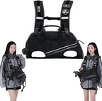 Dog Backpack Carrier for Small Dogs,Dog Lift Harness,Adjustable Padded Breathable Straps, Disabled, Joint Injuries, Arthritis, Loss of Stability,M(8.5-17.5LBS)