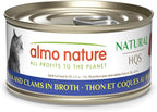 almo nature HQS Natural Wet Cat Food Tuna and Clams in Broth 2.47 oz (Pack of 24)