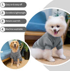 BINGPET Dog Hoodies - Fleece Lined Fall Dog Puppy Sweatshirt Soft Warm Sweater Winter Hooded Clothes for Small Medium Large Dogs & Cats