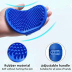 GJEASE Cat Grooming Glove Brush,Self-Cleaning Slicker Pet Brush for Short and Long Haired Pets,Dog Bath Brush for Shedding and Grooming,Removes Loose Hair and Tangles,Promote Circulation