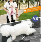 Pawaboo Pet Carrier Backpack, Adjustable Pet Front Cat Dog Carrier Backpack Travel Bag, Legs Out, Easy-Fit for Traveling Hiking Camping for Small Medium Dogs Cats Puppies, Extra Large, Pink