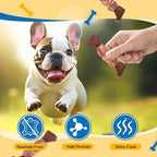 gazeupon Dog Treats, Made with Real Chicken and Beef Meat, Healthy Dog Chew w/Glucosamine Chondroitin, High Protein, Rawhide Free