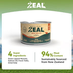 ZEAL New Zealand Wet Cat Food – High Protein, Grain-Free with Superfoods (Lamb, 6oz Can, 12-Pack)