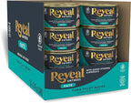 Reveal Entrées Natural Wet Cat Food Paté, Grain-Free with Added Vitamins & Minerals, Carrageenan-Free Protein, Tuna Fillet Paté Recipe (24 x 2.47 oz Cans)
