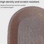 2 Pack Extra Large Cat Scratcher Cardboard, Round Scratcher Bed Scratch Bowl, Scratching Lounge Couch Round Shaped Cat Scratch Board Nest for Indoor Cats Furniture Protector