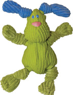 HuggleHounds Huggle-Fusion Dog Toy - Dog Toys Rubber, Fuzzy Dog Toy, Puppy Essentials, Plush & Heavy Duty Latex for Small, Medium & Large Dogs, All Breeds - Bugsy Bunny