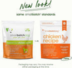 smallbatch Pets Freeze Dried Raw Dog Food, Chicken Recipe, 25 oz, Organic High Protein Dog Food, Grain Free, Made in The USA, Humanely Raised Meat, Single Protein, for Picky Eaters, Hydrate & Serve
