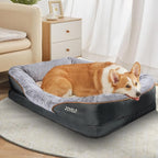 JOYELF XLarge Memory Foam Dog Bed, Orthopedic Dog Bed & Sofa with Removable Washable Cover and Squeaker Toy as Gift