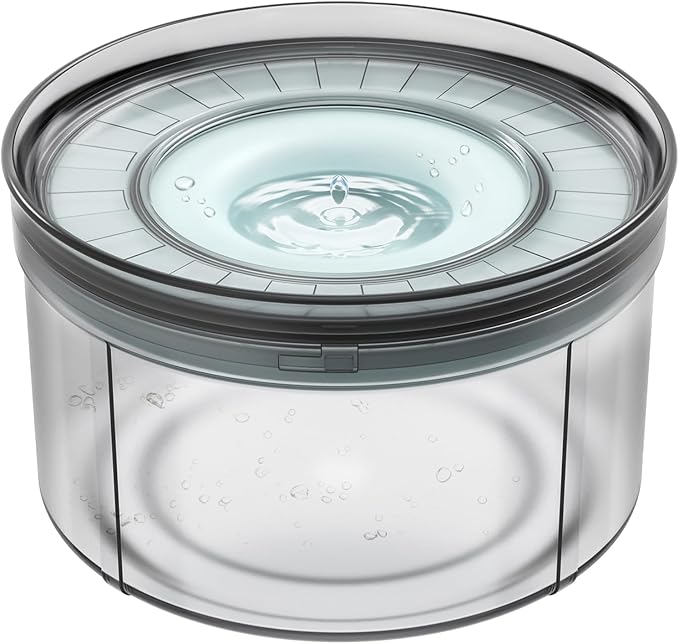 1Gallon No Spill Dog Water Bowl-3.8L Large Capacity, BPA-Free, Anti-Splash & Anti-Digging Design with Non-Slip Base for Messy Drinkers