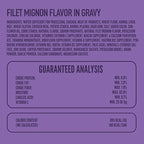 A Strong Heart Wet Dog Food, Filet Mignon Flavor in Gravy - 5.5 oz Cans (Pack of 24), Made in The USA with Real Beef