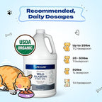 Life Line Pet Nutrition Wild Alaskan Fish Oil for Dogs and Cats 128oz – Omega 3 Fish Oil Supplement for Skin & Coat, Brain, Eye & Heart Health